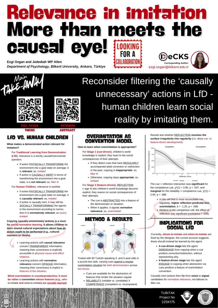 Poster: Relevance in Imitation: More Than Meets the Causal Eye (Ozgan & Allen, ICDL 2026)
