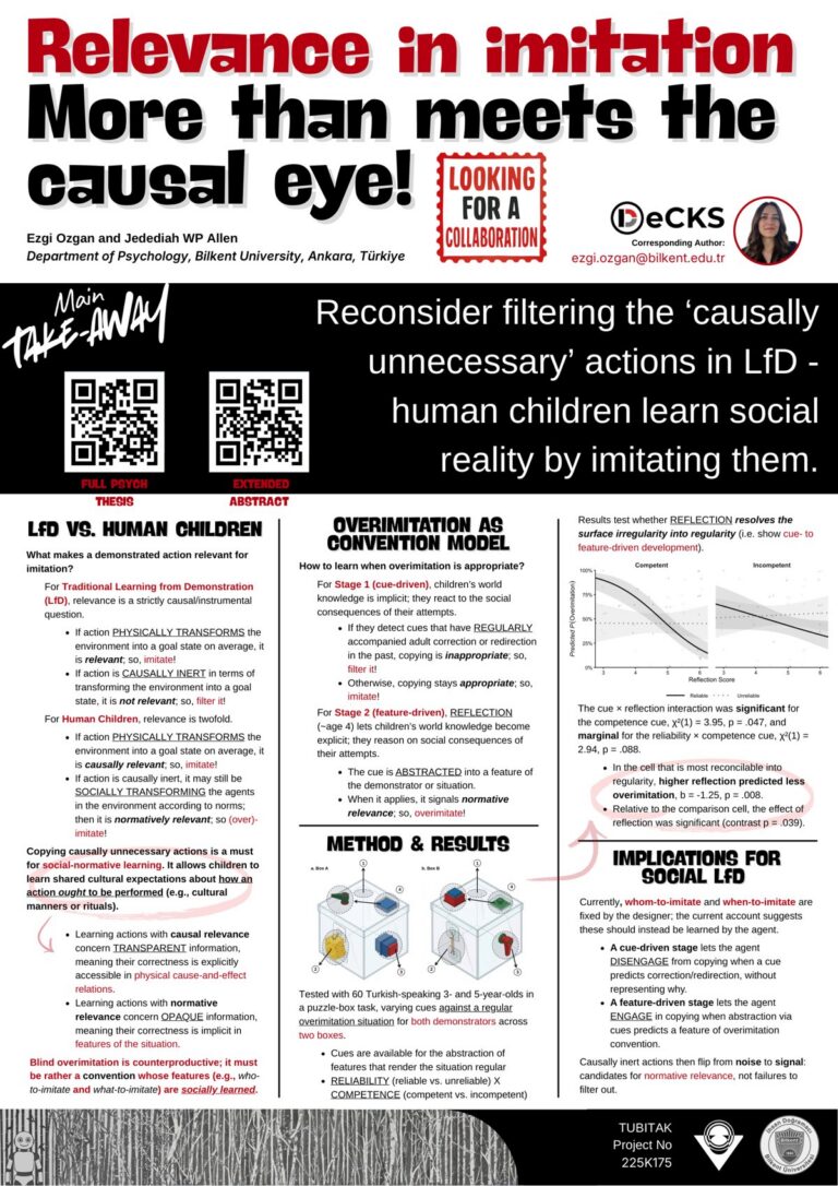 Poster: Relevance in Imitation: More Than Meets the Causal Eye (Ozgan & Allen, ICDL 2026)
